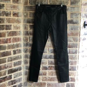 AG Farrah skinny ankle lace-up jeans